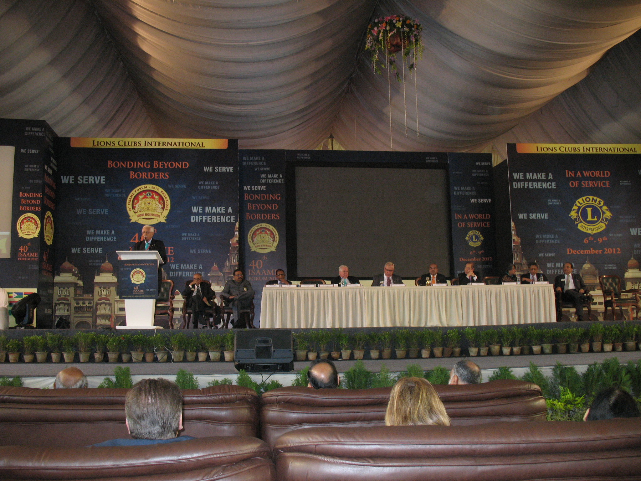Dr. Ashok Mehta and Grigore Hincu photographed together in Bangalore, India, 2012